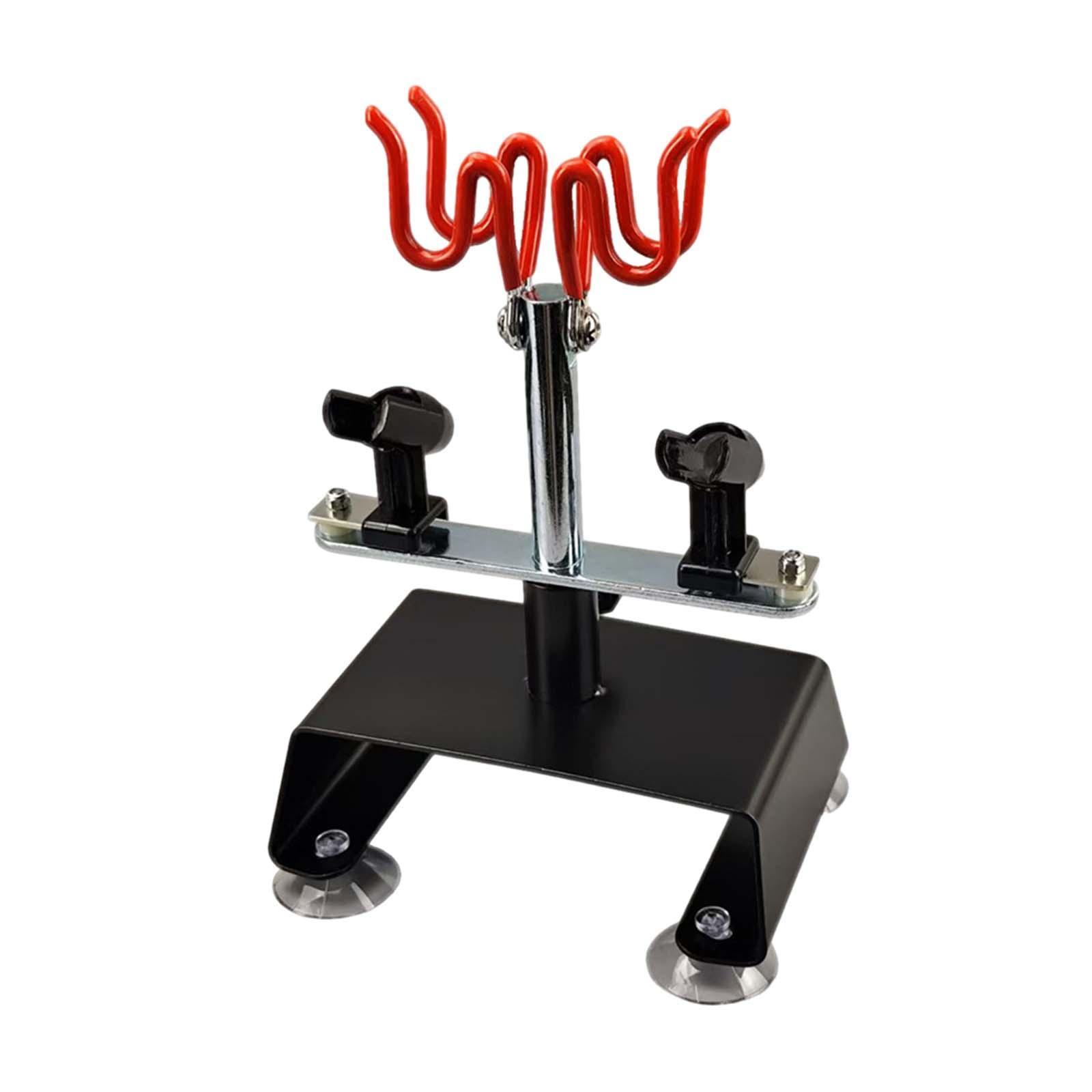 Airbrush Holder Stand Station with Suction Cups for Tabletop Model Spray Painting and Garage Workspace Organization