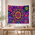 thumbnail image 5 of Mandala Fills Mandala With Radiating Petals Sharp Flame, Mystical Fantasy for Space Lovers, Galaxy Room Decor, Valentine's Day Gift, Tapestry Wall Hanging for Bedroom and Dorm, 5 of 7
