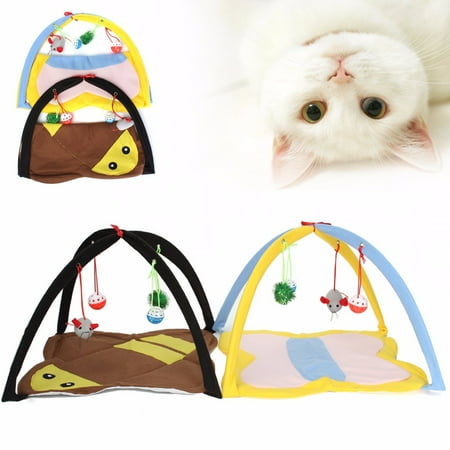 Pet Cat  Mobile  Activity Playing Mat Tent Toy  Bed Blanket 
