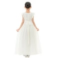 thumbnail image 3 of Ekidsbridal Ruffle Chiffon Flower Girl Dresses for Princess Pageants Graduation Ceremonial Gown 822 12, 3 of 6