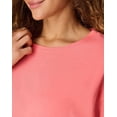 thumbnail image 4 of Hanes  Women's T-Shirt Dress Short Sleeve Cotton Essentials Oversized Fit Midweight Cotton, 4 of 7