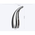 thumbnail image 3 of Dispensador automático de jabón, 300ml Recipiente de jabón eléctrico a prueba de agua Dispensador de jabón plateado alimentado por batería para baño Cocina-Contacto Baño a prueba de agua, Cocinas, Hotel, Restaurante - Plata ACTIVE Biensenido a ACTIVE, 3 of 4