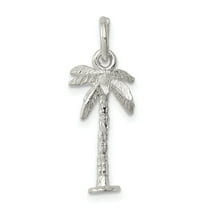 925 Sterling Silver Palm Tree Charm Pendant