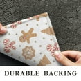 thumbnail image 6 of White Christmas Gingerbread Man Pattern Door Rugs,Washable Non Slip Door Mats Indoor,Decorative Door Mats,Entry Mat Indoor for Entrance,Bedroom,Kitchen,Bathroom,17"x30", 6 of 6