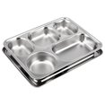 thumbnail image 1 of 1Set Sub-Grid Plate For Personal Gatherings Durable Use Rectangular Shape Silver, 1 of 8