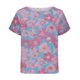 thumbnail image 3 of Blusas de Manga Corta para las Mujeres Impresas Cuello Redondo Sudadera Casual, Blusas para las Mujeres Casual, 3 of 6