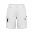thumbnail image 5 of QATAINLAV Women's Lightweight Golf Long Cargo Shorts Summer Outdoor Travel Hiking Shorts with Pockets Vacation Clothes White M, 5 of 7