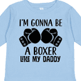 thumbnail image 4 of Inktastic Boxer Like Daddy Boxing Boys or Girls Long Sleeve Toddler T-Shirt, 4 of 5