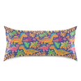 thumbnail image 3 of Bright Dinosaur Pattern Pillowcase Standard Size 20''x26'' Satin Double-Sided Print Soft Wrinkle Resistant, 3 of 9