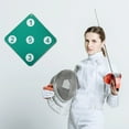 thumbnail image 4 of OUNONA 2Pcs Dark Green Fencing Targets with Dual Sided Design Durable Self Training Accessories for Wall Mount, 4 of 8