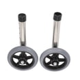 thumbnail image 1 of Walker Wheels, 6 Adjustable Height Durable 2pcs Walker Replacement Wheel Accessories  For Daily For Cement Surfaces, 1 of 8