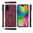 thumbnail image 2 of Magnetic Case for iPhone 16 [Compatible with Mag-Safe] [Heavy Duty Military Grade Drop Protection] Enhanced Corners Shockproof Solid Color Phone Cover for iPhone 16 6.1 inch, Plum, 2 of 7