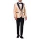 thumbnail image 2 of INSPIRE CHIC Blazers para Hombre con Solapa Metálica y Un Botón, Estilo de Fiesta, Brillantes, Talla 2XL, Dorado, 2 of 4