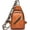 Brown, variant on Women's Casual Daypack Classics Sling Shoulder Bag Soft PU Leather Backpack Ladies Chest Bags for Travel Hiking (Brown)