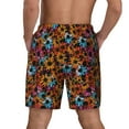 thumbnail image 4 of Uemuo Daisies Flowers Pattern Mens Swim Trunks Quick Dry Board Shorts with Mesh Lining, Stretch Beach Shorts Quick Dry No-Chafing Board Shorts-XX-Large, 4 of 9