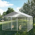 thumbnail image 4 of TPHORK Large Dog Kennel with Waterproof Canopy Outdoor Dog Playpen Heavy Duty Dog Enclosure, 4 of 9