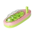thumbnail image 4 of Caja de alimentación para gusanos de seda, tanque de cría transparente con asa, juguete de desarrollo transpirable, terrario para reptiles, visor de rosa, 4 of 8