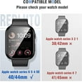 thumbnail image 3 of [3 Pack] for Waterproof Apple Watch Screen Protector 44mm Case SE 2022 Series 6 5 4 SE with Built-in Tempered Glass Film, PC Hard Full Cover Bumper for iWatch SE 2022 6 5 4 SE 44mm, 3 of 5