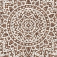 thumbnail image 5 of SAFAVIEH Courtyard Josiah Floral Medallion Indoor/Outdoor Runner, 2'3" x 8', Light Beige/Light Brown, 5 of 6