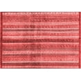 thumbnail image 1 of Ahgly Company Machine Washable Indoor Rectangle Abstract Red Modern Area Rugs, 2' x 5', 1 of 1
