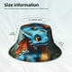 thumbnail image 3 of Balery Adorable Blue Baby Dragon Sombreros para el sol para hombre y mujer, sombrero de pescador con UPF 50+, 3 of 6