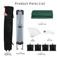thumbnail image 3 of Heavyduty 10' x 10' Popup Canopy Tent, Straight Leg Instant Sun Shelter Green Color, 3 of 3