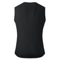 thumbnail image 5 of Domuza Mens Tank Tops Quick-Dry Athletic Stretch Sleeveless Running Muscle Shirt for Gym Beach & Casual Summer Black XS, 5 of 6