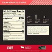 Optimum Nutrition, Gold Standard 100% Whey Protein Powder, Strawberries & Cream, 4.99 lb, 73 Servings