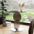 thumbnail image 2 of French Minimalist Tempered Glass Side Table Coffee Table Designer Sofa Side Table Balcony Leisure Corner, 2 of 5