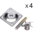 thumbnail image 2 of Leg Mounting Plates, Furniture Leg Attachment Plates Industrial Strength T-plate, 2 of 4