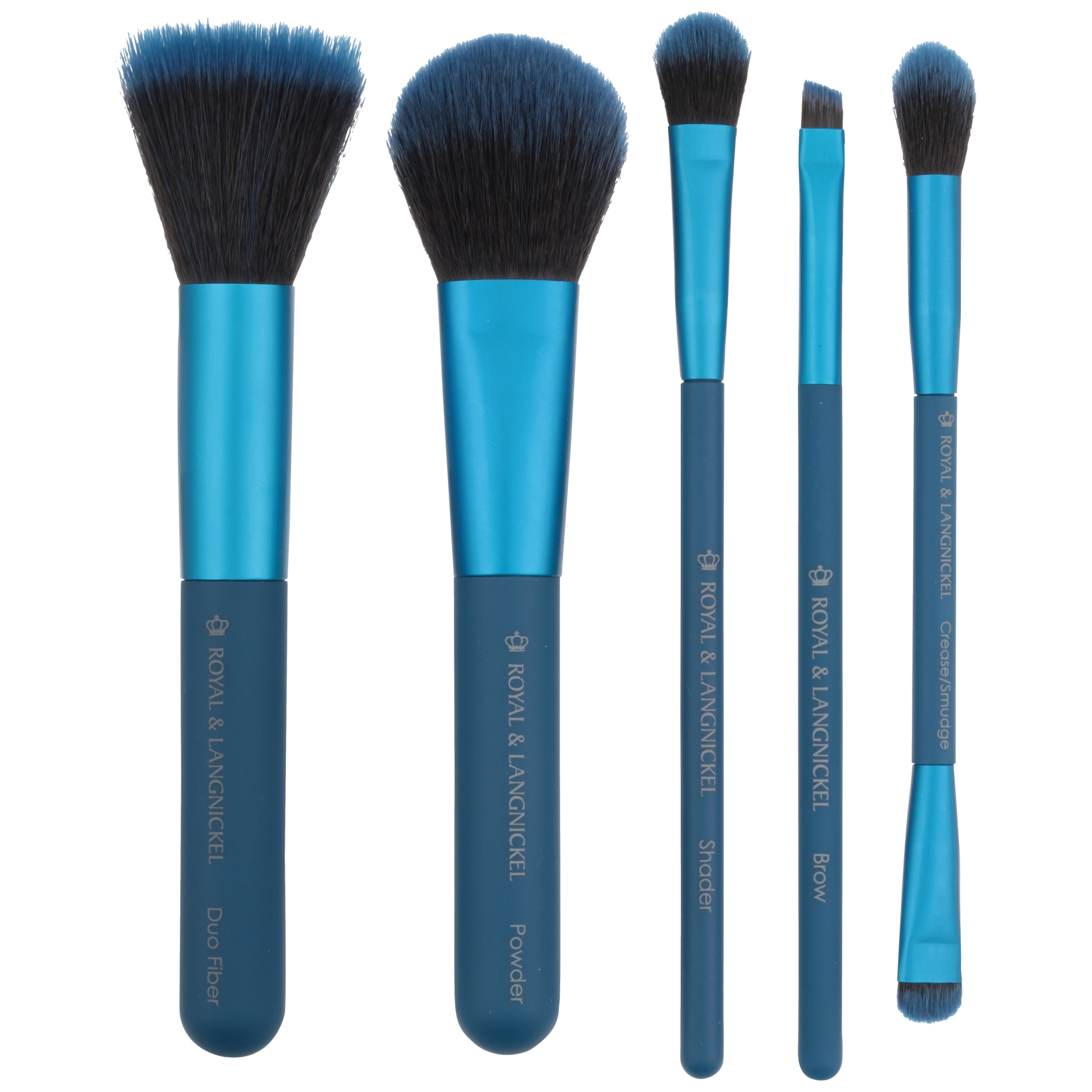 MODA 6pc Perfect Mineral Makeup Brush Kit, Blue
