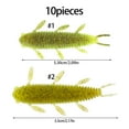 thumbnail image 3 of 10pcs Realistic Tail Soft Baits Soft Tail Fishing Lures Fashion Soft Lures for Basses and Snakehead Fish, 3 of 8