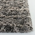 thumbnail image 3 of SAFAVIEH Iceland Hannah Abstract Shag Area Rug, Grey/Dark Grey, 9' x 12', 3 of 5