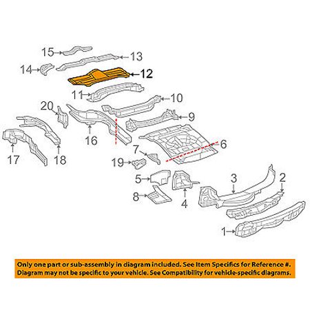 Jeep Chrysler Oem Grand Cherokee Floor Rails Rear Center