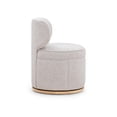 thumbnail image 4 of Pemberly Row Contemporary Gray Textured Fabric Swivel Desk Chair, 4 of 6