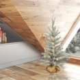 thumbnail image 2 of Vickerman D182630 Sapin Blanc de 36 Po à Base de Toile de Jute, 2 of 3