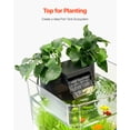 thumbnail image 4 of VEVOR 2 Gallon Fish Tank Aquarium Smart Arch Clear GPPS 3 Color Self Cleaning, 4 of 9