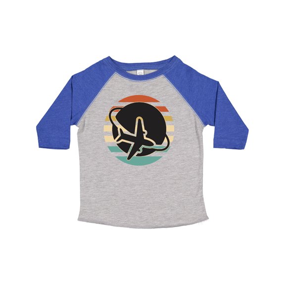 Inktastic Airplane Trip Vintage Travel Boys or Girls Toddler T-Shirt