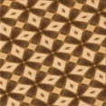 thumbnail image 1 of Ahgly Company Machine Washable Indoor Square Transitional Saddle Brown Area Rugs, 6' Square, 1 of 7