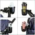 thumbnail image 3 of Bundlepro Baby Stroller Wheelchair Drink Cup Holder,4.3" Height,6.7" Length,0.35 lbs Weight,Black, 3 of 8