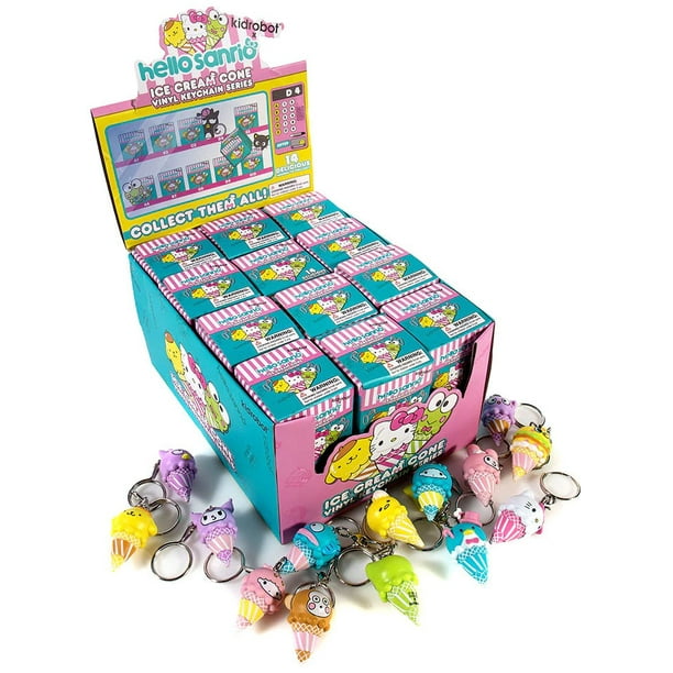 Kidrobot Vinyl Keychains Hello Sanrio Mystery Box [24 Packs