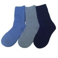 thumbnail image 3 of Meso Girl's 6 Pairs Pack Wool Socks Plain Color Size 1Y-3Y Blue,Gray,Navy,Rose,Orange,Beige, 3 of 4
