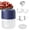 Blue, variant on Electric Food Chopper, Portable Mini Food Processor for Vegetables Fruits and Meal Prep