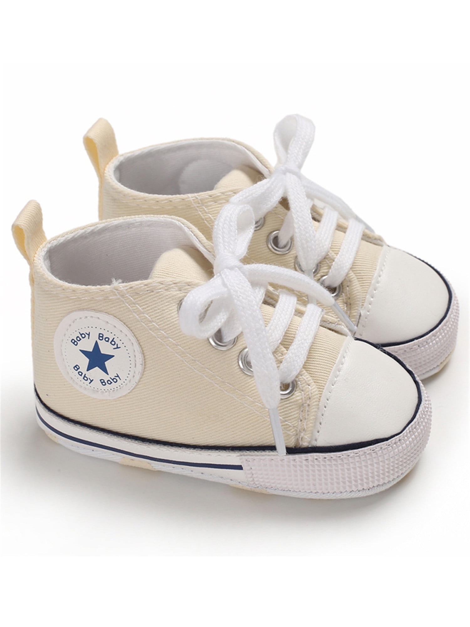HUHU833 Kids Shoes Toddler Baby Boys Girls Solid Cute Sneaker Canvas Shoes 