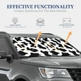 thumbnail image 3 of Goofa Milk Cow Pattern 2 Piece Car Windshield Sun Shade Foldable | Front Windshield Shade for Sun, Heat and UV Rays | Sunshade for Car Front Window-, 3 of 7