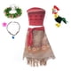 thumbnail image 3 of Disney-vestido de princesa Jasmine para fiesta de cumpleaños, conjunto de ropa de Cosplay de Aladdín, lámpara agic, Top, pantalones y diadema, 3 of 5
