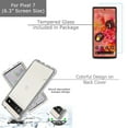 thumbnail image 3 of Shockproof Bumper Phone Case for Google Pixel 7, with Tempered Glass Screen Protector, by OneToughShield ® - Pet Crossing, 3 of 4