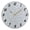 Light Grey, variant on Dailycode Round Wall Clock Battery Operated Silent Non-Ticking Hanging Clock 10" Pale Mauve