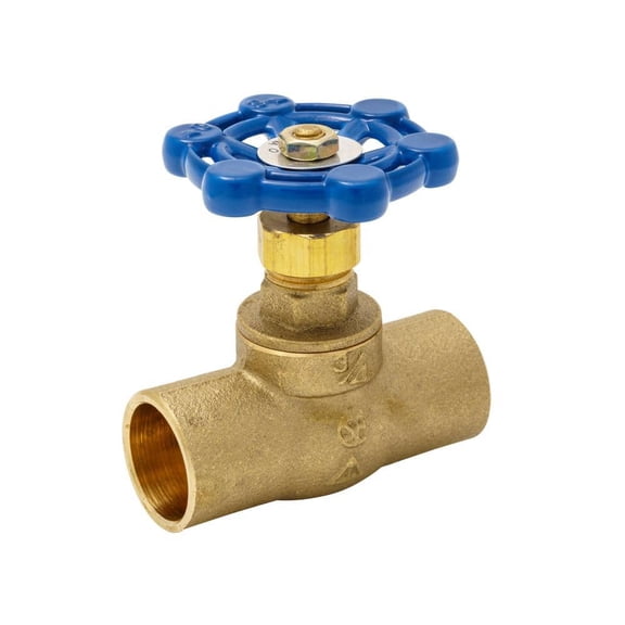 Everbilt 3/4 in. x 3/4 in. Sweat Brass Multi-Turn Stop Valve