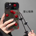 thumbnail image 4 of Funda Para Huawei P30Pro Nova 9 7 6 SE 5 7i P40 Lite P30 Pro Honor 50 Cámara A Prueba De Golpes Protector De Tulip Flor Suave TPU Cubierta Flip Maquillaje Espejo Soporte Plegable, 4 of 4